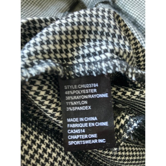 Meg and Margot Houndstooth pull on pants Sz L - Picture 9 of 11